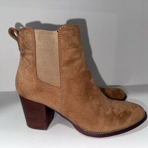 J.Crew Rory microsuede heeled ankle boots
